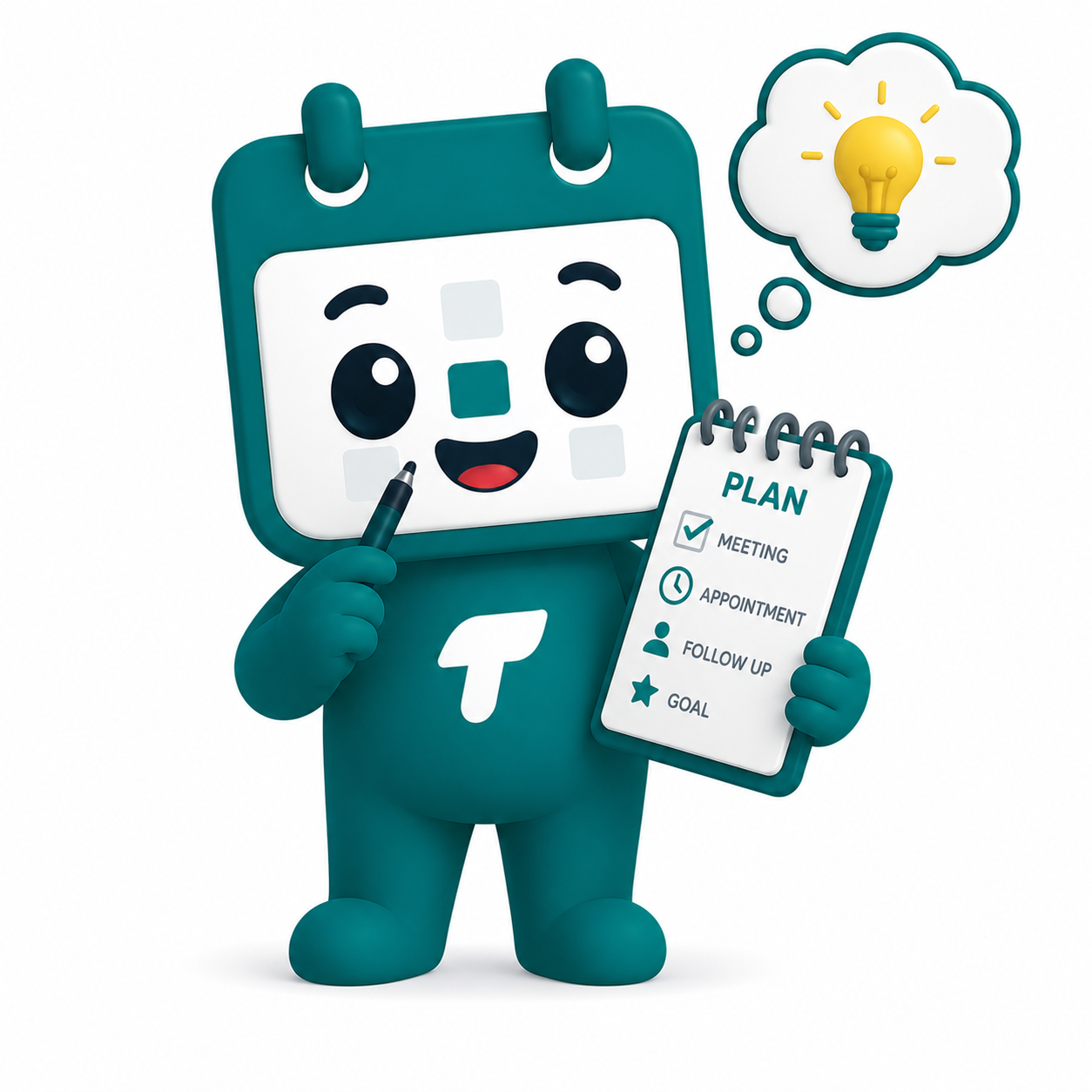 Timmi planning a schedule